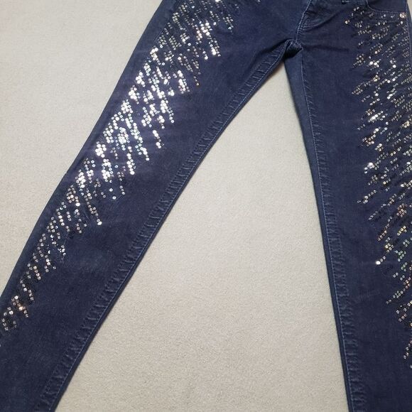 MISS ME Signature Super Skinny Sequinned Jeans | 26 - Picture 10 of 14